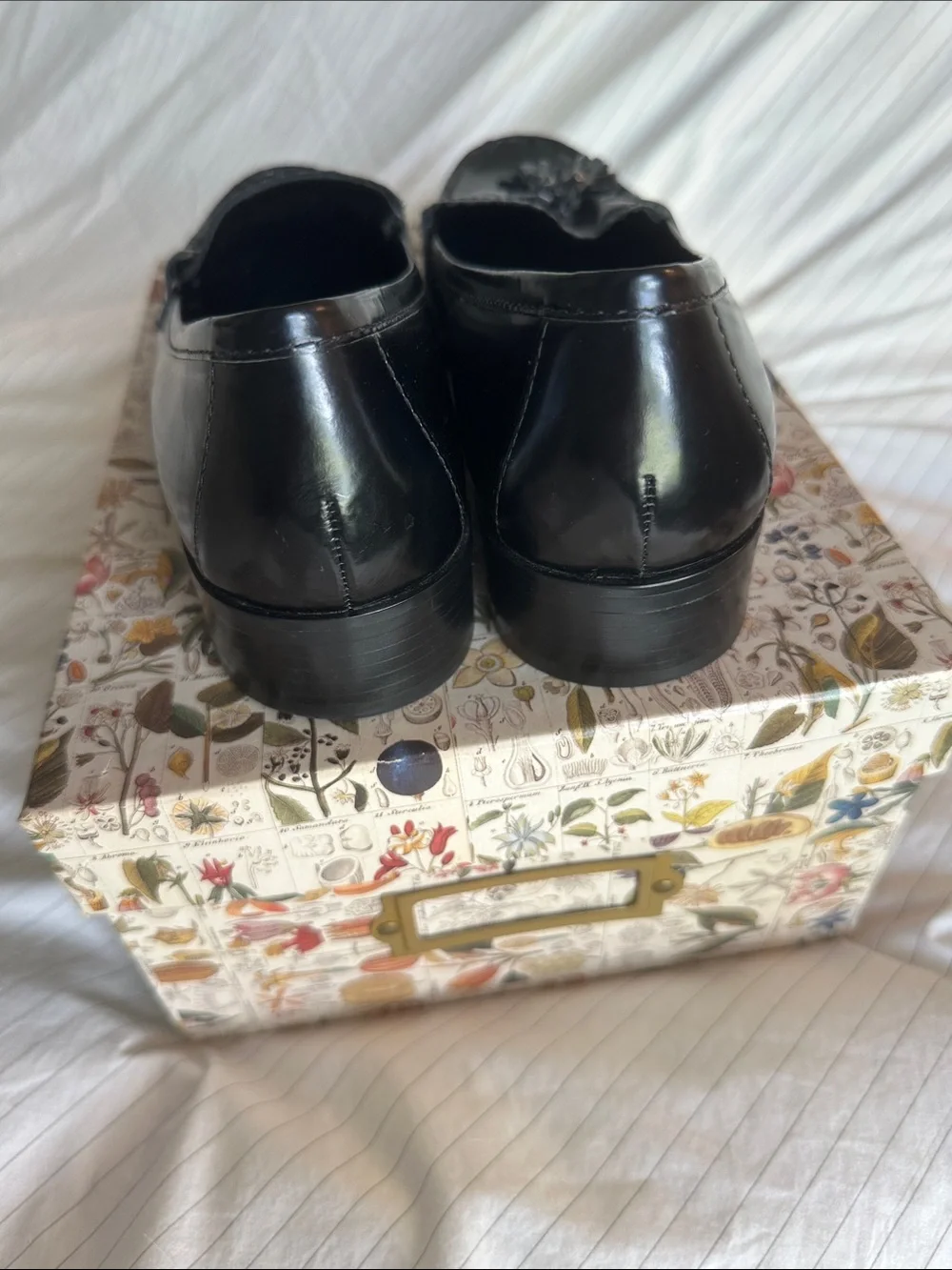 Franco Sarto - Black Tassel Leather Loafers - 8.5
